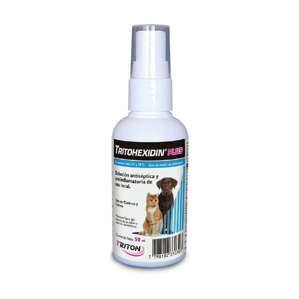 Imagen de Solución Antiséptica y Antiinflamatoria TRITOHEXIDIN PLUS 50 ml