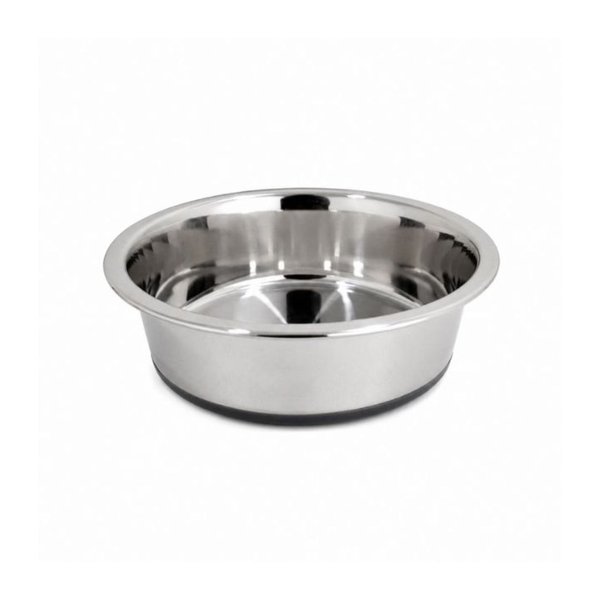 Imagen de Comedero Para Perro Bowl Acero y Goma 18 cm