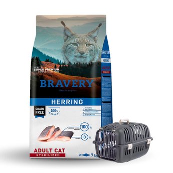Imagen de Alimento BRAVERY Gato Castrado Herring 7 Kg + Regalo
