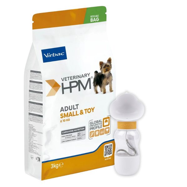 Imagen de Alimento VIRBAC HPM Perro Adulto Raza Pequeña y Toy 3 kg + Regalo