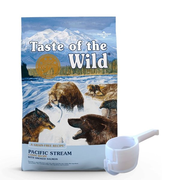 Imagen de Alimento TASTE OF THE WILD Pacific Stream (Grain Free) Perro Adulto Todas las Razas Sabor Salmón 18 kg + Regalo