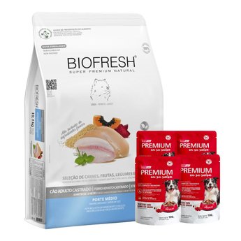 Imagen de Alimento BIOFRESH Perro Castrado Raza Mediana 10,1 kg + Regalo