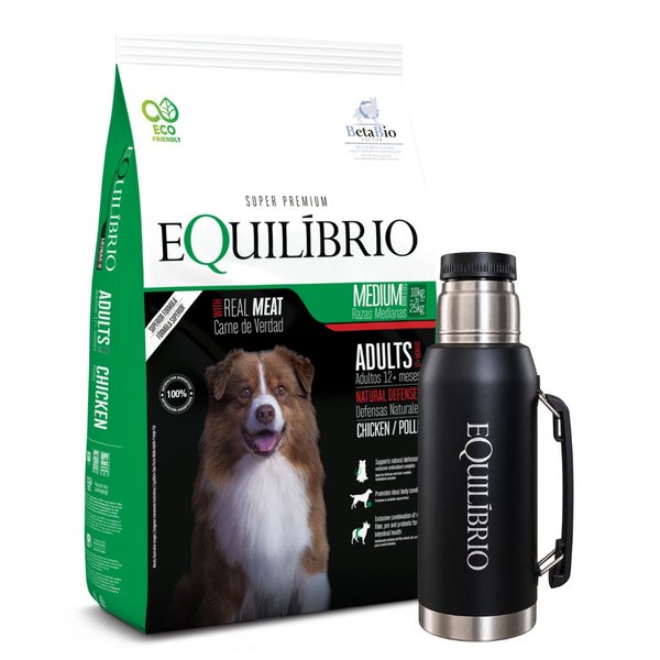 Imagen de Alimento EQUILIBRIO Perro Adulto Raza Mediana 30 kg + Regalo