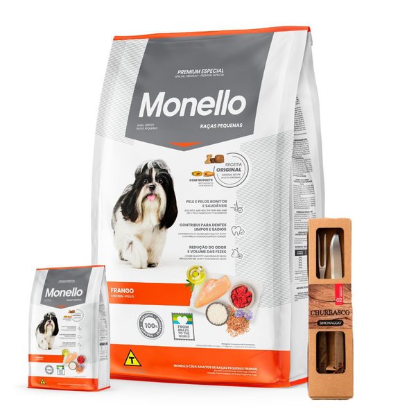 Imagen de Alimento MONELLO Perro Adulto Raza Pequeña Sabor Pollo 15 kg + Regalo