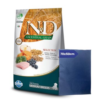 Imagen de Alimento NYD Perro Ancestral Grain Cachorro Medium Raza Mediana 15 kg + Regalo