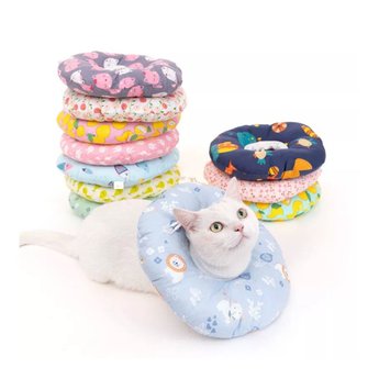 Imagen de Collar Isabelino Para Gato Tela Talle XS