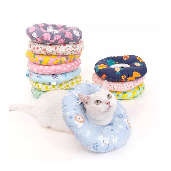 Imagen de Collar Isabelino Para Gato Tela Talle XS