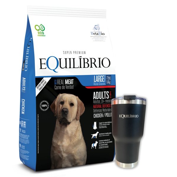 Imagen de Alimento EQUILIBRIO Perro Adulto Raza Grande 15 kg + Regalo - Combo 4