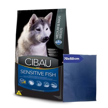 Imagen de Alimento CIBAU Sensitive Perro Raza Mediana y Grande Pescado 12 Kg + Regalo