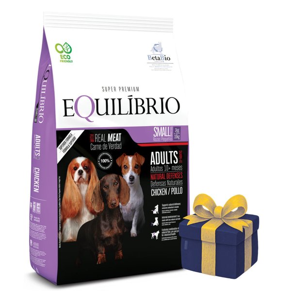 Imagen de Alimento EQUILIBRIO Perro Adulto Raza Pequeña 7,5 kg + Regalo