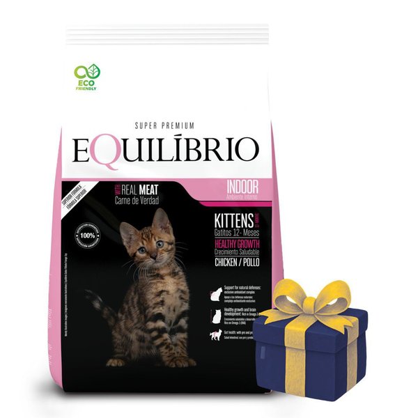 Imagen de Alimento EQUILIBRIO Gato Cachorro 7,5 kg + Regalo