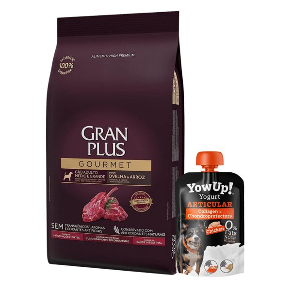 Imagen de Alimento GRANPLUS Gourmet Perro Adulto Raza Mediana y Grande Sabor Cordero y Arroz 16.5 kg + Regalo