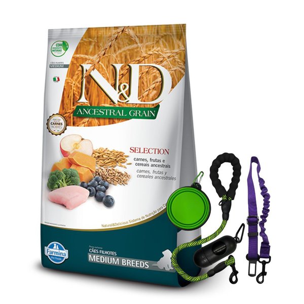 Imagen de Alimento NYD Perro Ancestral Grain Cachorro Medium Raza Mediana 15 kg + Regalo