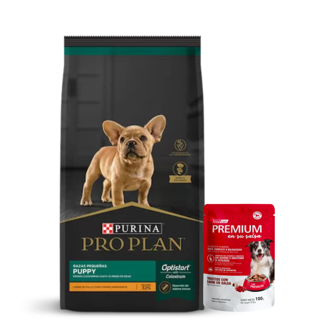 Alimento PROPLAN Perro Cachorro Raza Pequeña 3 kg + Regalo - Espacio ...