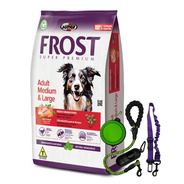 Imagen de Alimento FROST Perro Adulto Raza Mediana y Grande 15 + 2 kg + Regalo