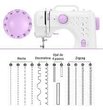 Imagen de MAQUINA DE COSER PORTATIL SEMIPROFESIONAL MULTIFUNCION SM505A
