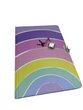 Imagen de DIARIO INTIMO CON CANDADO ARCO IRIS PASTEL