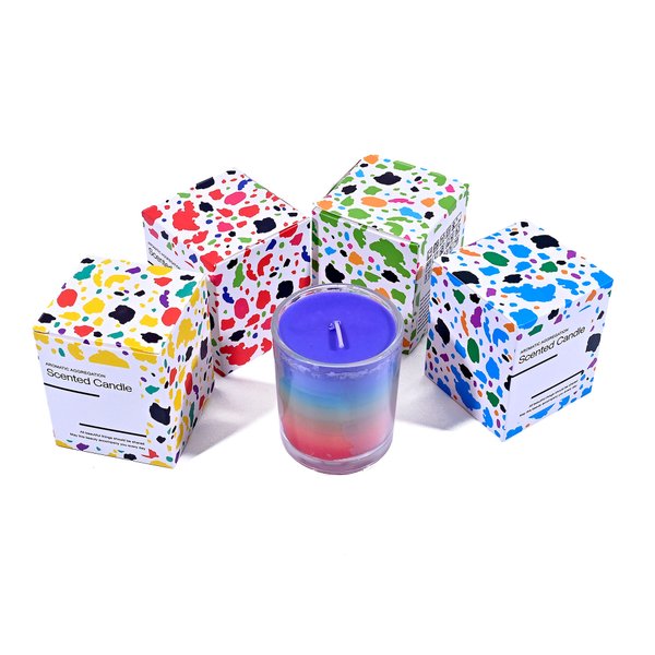 Imagen de VELA MULTICOLOR EN CAJA