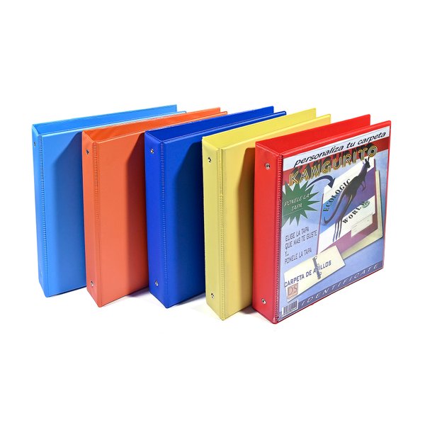 Imagen de BIBLIORATO ESCOLAR CON 3 ANILLOS PARA HOJAS TABARE