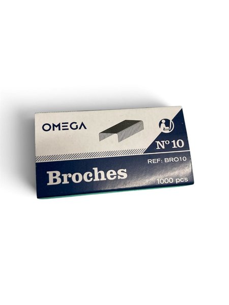Imagen de BROCHES DE ENGRAMPADORA Nº 10 CAJA X1000