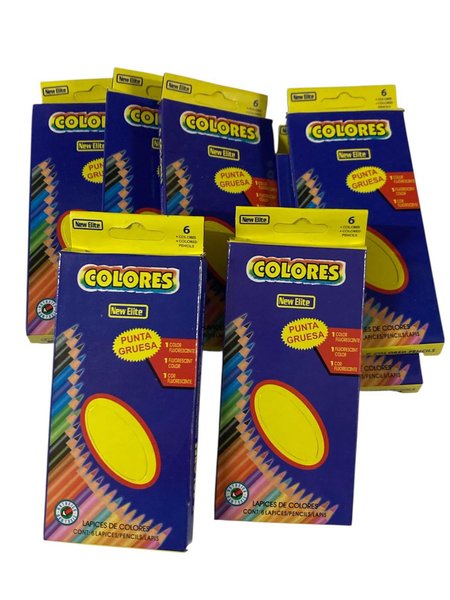Imagen de LAPICES DE COLORES MINI X6