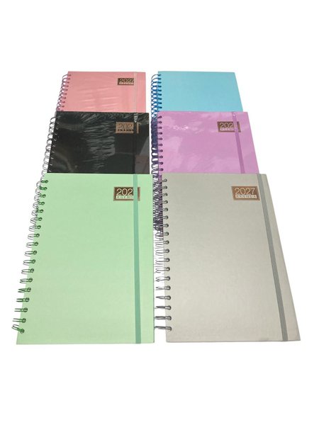 Imagen de AGENDA 2027 DE COLORES PASTEL 18 X 25 CMS -H-9