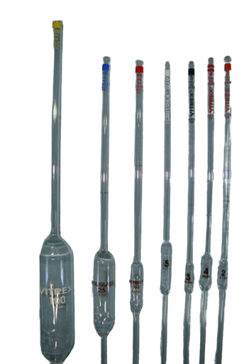 Imagen de Pack de 2 Pipetas Volumétricas 40 mL  Tolerancia 0,05 Clase "A"
