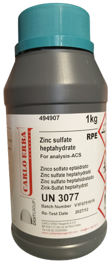 Imagen de Zinc Sulfato 7H2O RPE ACS PA x 1Kg