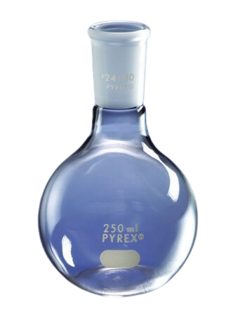 Imagen de Balón con Fondo Plano 500ml con Junta 24/40 Corning