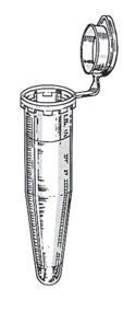 Imagen de Paquete por 1000 Tubos PP Eppendorf con Tapa Presión de 1,5ml Kima SAS