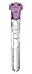 Imagen de Caja de 100 Tubos Vacutest 13x75 con K3 EDTA 3ml Kima SAS