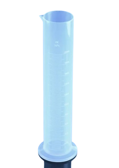 Imagen de Caja de 12 Probetas 50ml de Plástico de Base Redonda Glassco