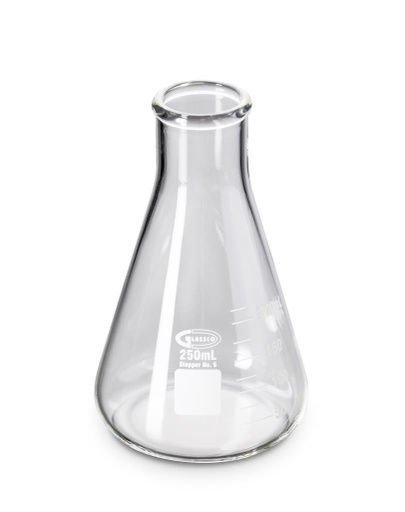 Imagen de Erlenmeyer de Cuello Angosto 300ml Graduado Glassco