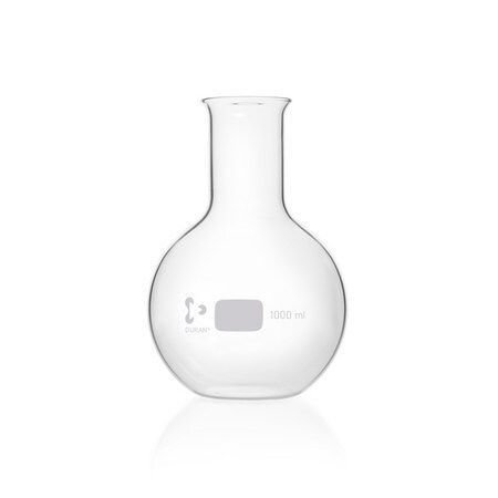 Imagen de Erlenmeyer Fondo Plano Cuello Ancho 1000ml Duran