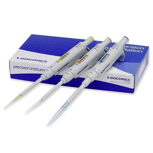 Imagen de Kit de Micropipetas Acura 0.5-10, 10-100, 100-1000 µl Socorex