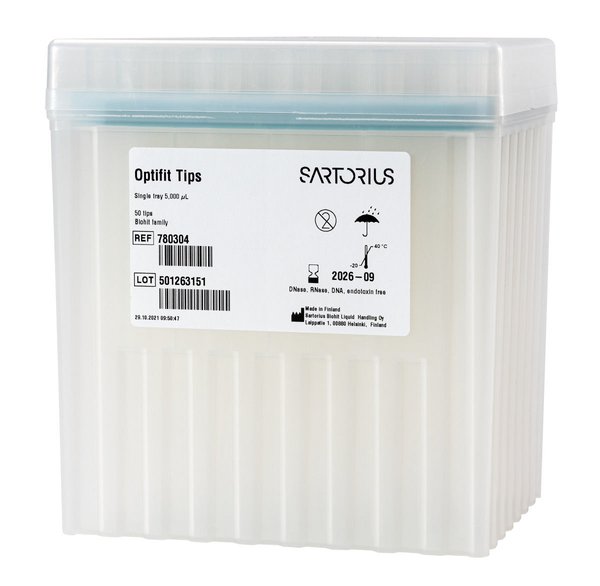 Imagen de Puntas Optifit 100-5000ul (x50) Sartorius