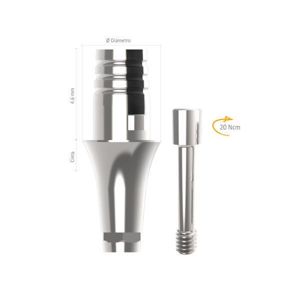 Imagen de PILAR BASE T CONE MORSE AR 3.5 x 1.5