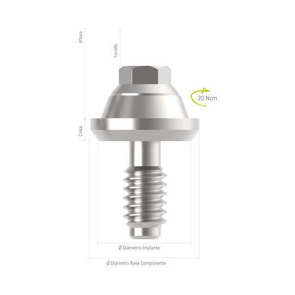 Imagen de MINI CONICO RECTO HE 4.0X1