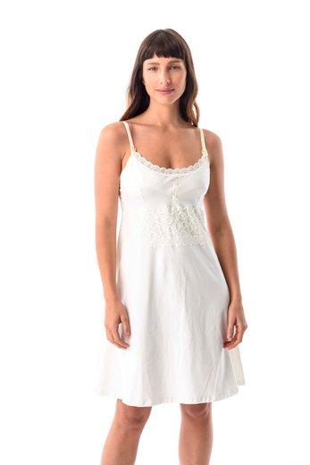 Imagen de Jacinta - Camisón maternal de algodón