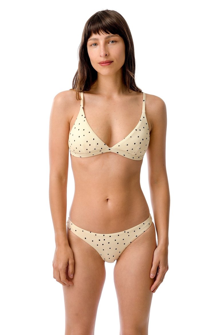 Imagen de Bali - Bikini Triángulo Fijo Estampado Lunares