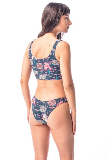 Imagen de Bábaro - Bikini Top Reversible Estampado Floreado