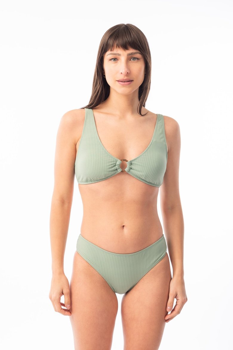 Imagen de Marina del rey - Bikini con Argolla Ribb Verde