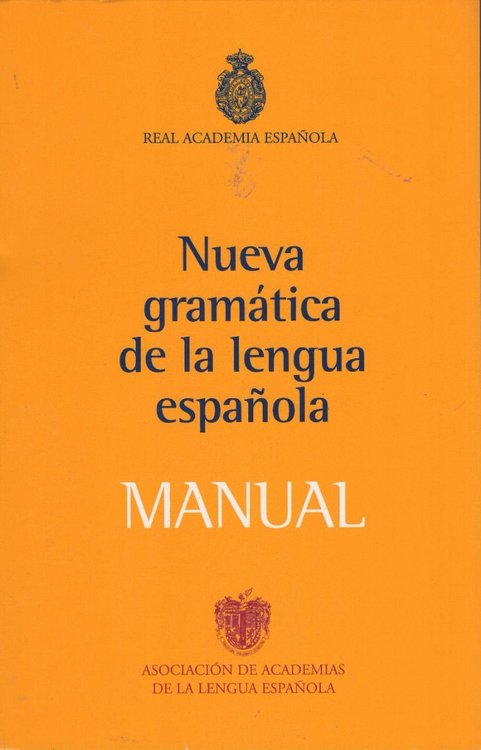 Imagen de Nueva Gramática De La Lengua Española Manual / RAE