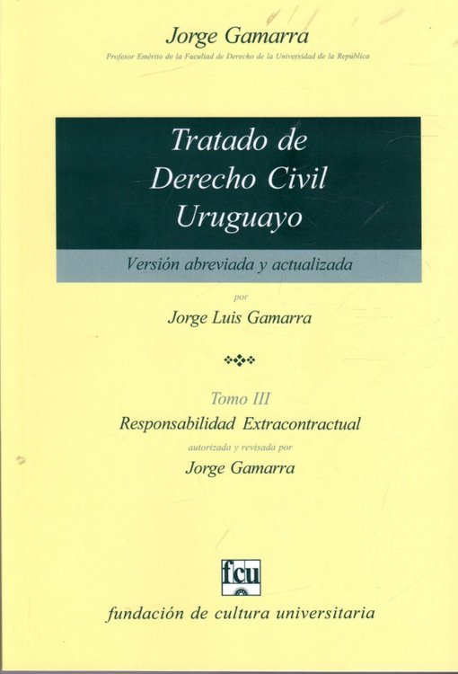 Imagen de Tratado De Derecho Civil Uruguayo Versión Estudiantes Tomo 3