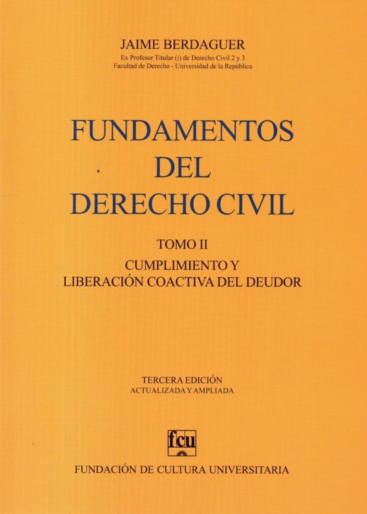 Imagen de Fundamentos Del Derecho Civil Tomo 2 - Jaime Berdaguer