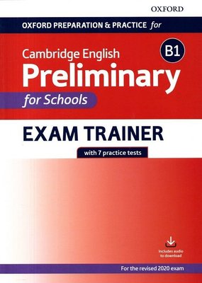 Imagen de Cambridge English Preliminary B1 - Exam Trainer For Schools (Without Key) / Oxford