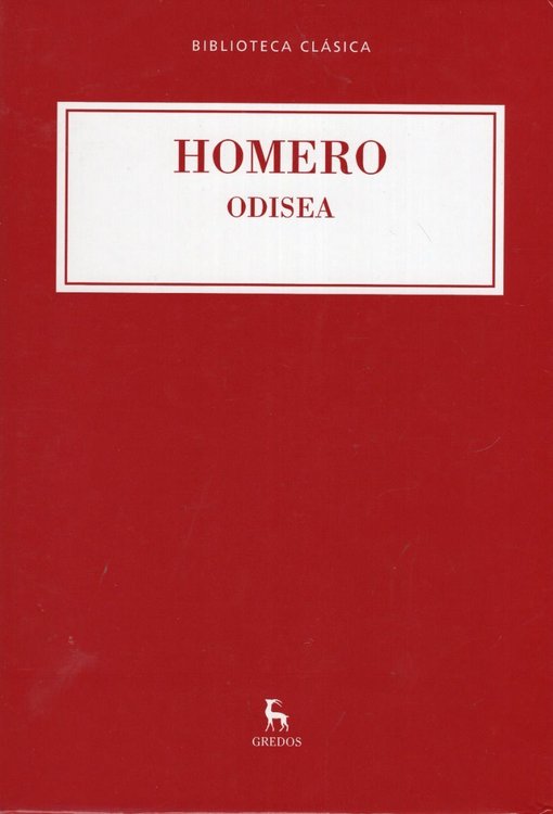 Imagen de Odisea (En Verso) / Homero / Editorial Gredos