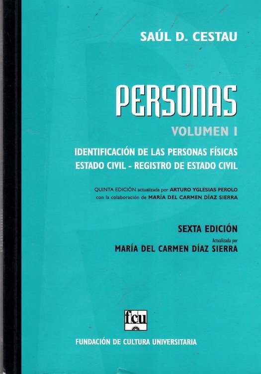 Imagen de Personas Volumen 1 / Cestau - FCU