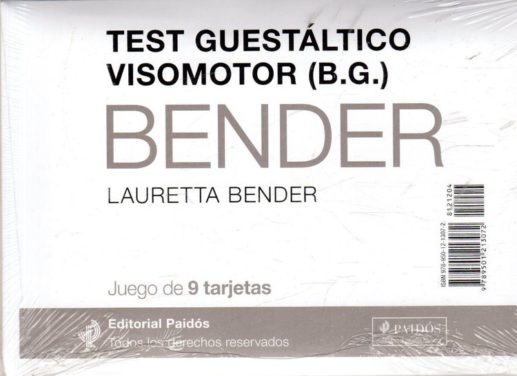 Imagen de Test Guestáltico Visomotor (b.g.) Bender / Juego de 9 Tarjetas