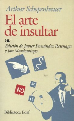 Imagen de El Arte De Insultar / Arthur Schopenhauer